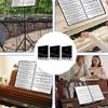 Fashion Plastic Sheet Music Organizer Office Document Holder Certificate Organizer Perfect for Rehearsals Performances