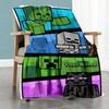 Minecraft 13 Personalized Name Blanket Gift Personalized Blanket Soft Warm Cozy Versatile for Nap Bed Bedding Living Room Ideal for All Seasons