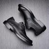 Genuine leather first layer cowhide men's autumn and winter breathable lace-up big head leather shoes soft leather retro casual leather shoes