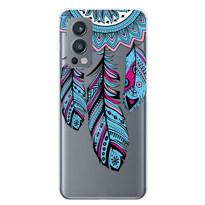 Für OnePlus Nord 2 5G Hülle TPU Silikon Weich Cartoon Transparent Hülle für One Plus Nord 2 5G Handyhülle Nord2 5G Transparente Coque