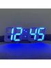Electronic Digital Wall Clock Living Room Bedroom Decoration Decor Watches Home and Decoration Led Modern Alarm Interior Desk