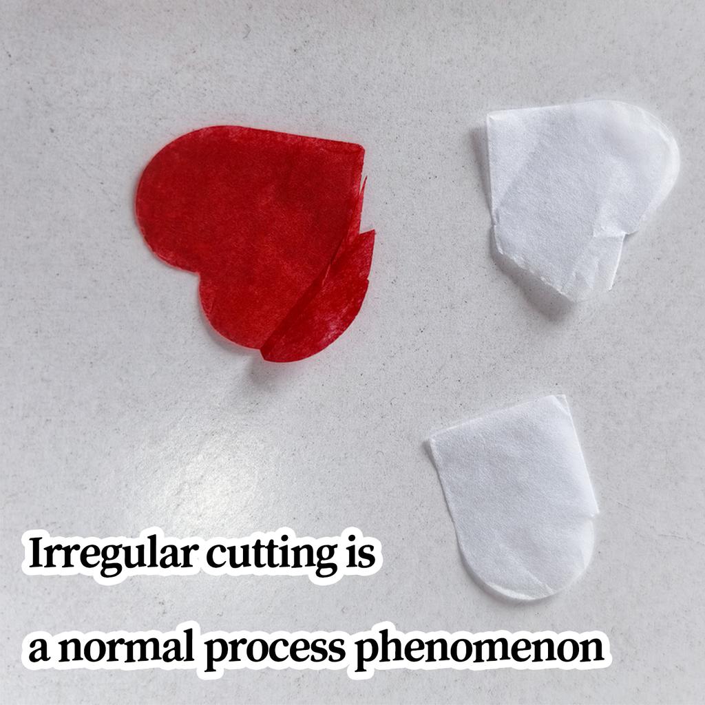 2500 Pieces of Heart-Shaped Heart Paper, Valentine's Day Table Decoration, Wedding Hand-Held Throwing Confetti, Balloon Filling