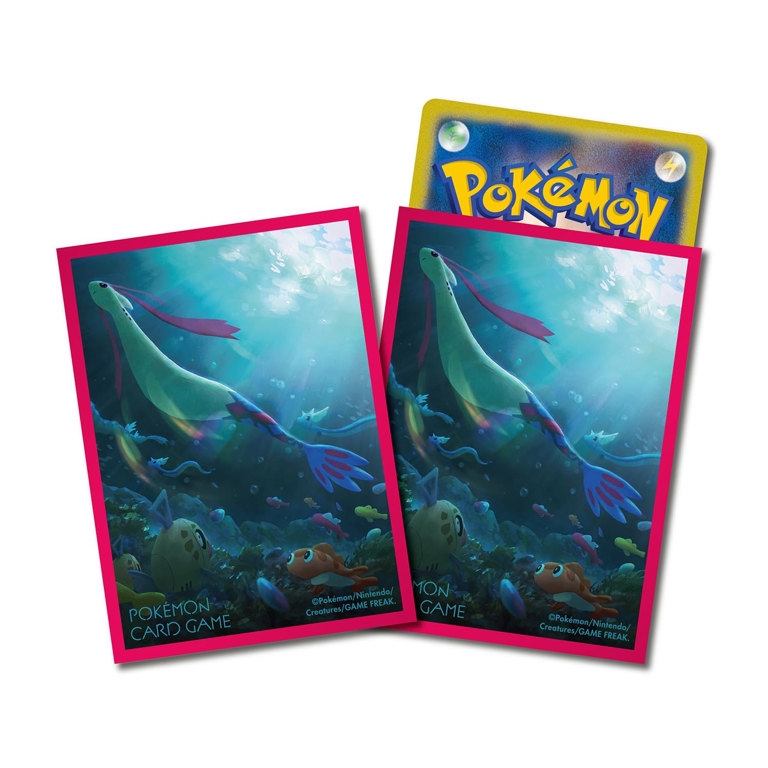 Pokemon Center Original Card Game Deck Shield Premium Gloss MiloticPink