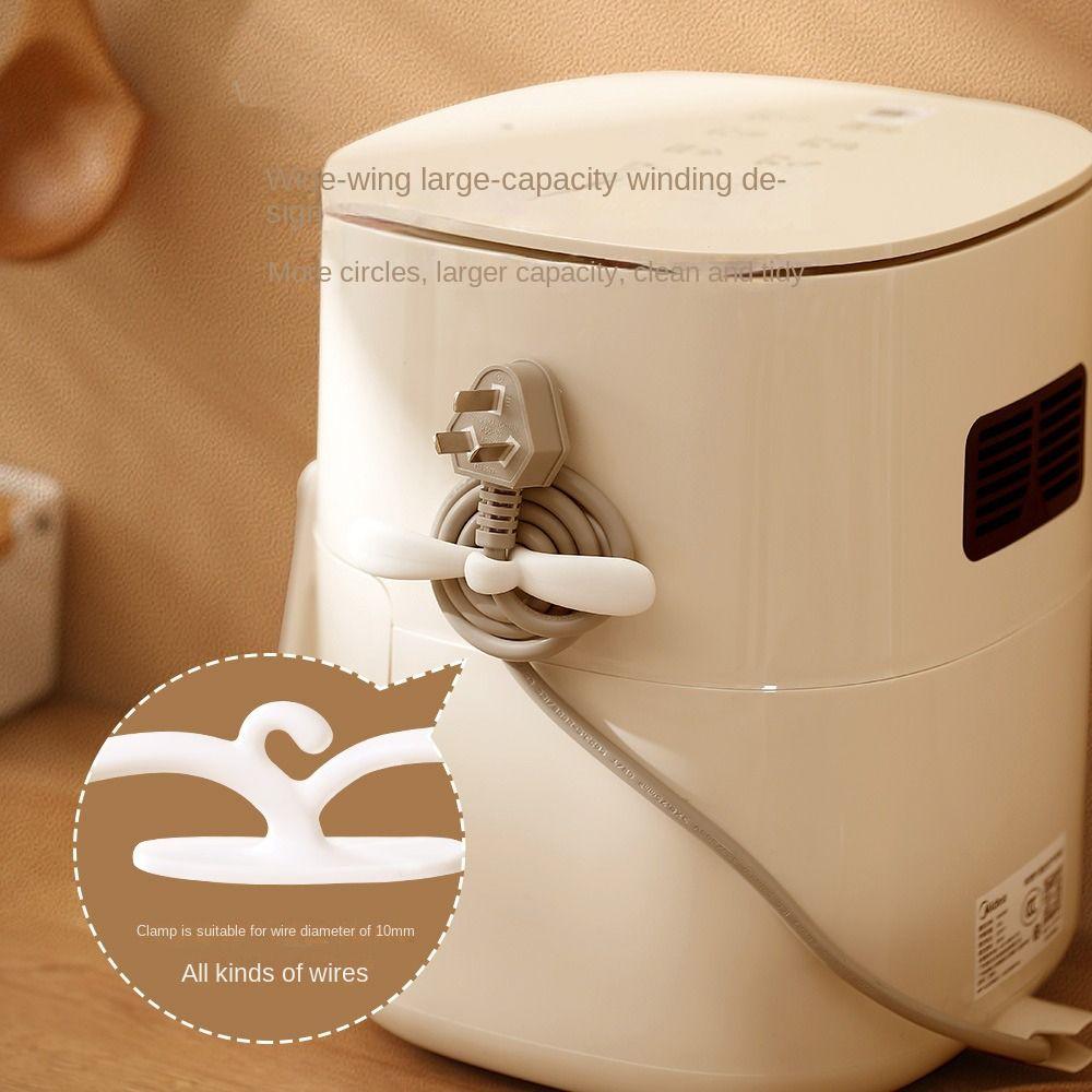 

2шт силиконовый органайзер для шнура зажимы для управления кабелем держатель шнура устройство для намотки шнура кухонная техника