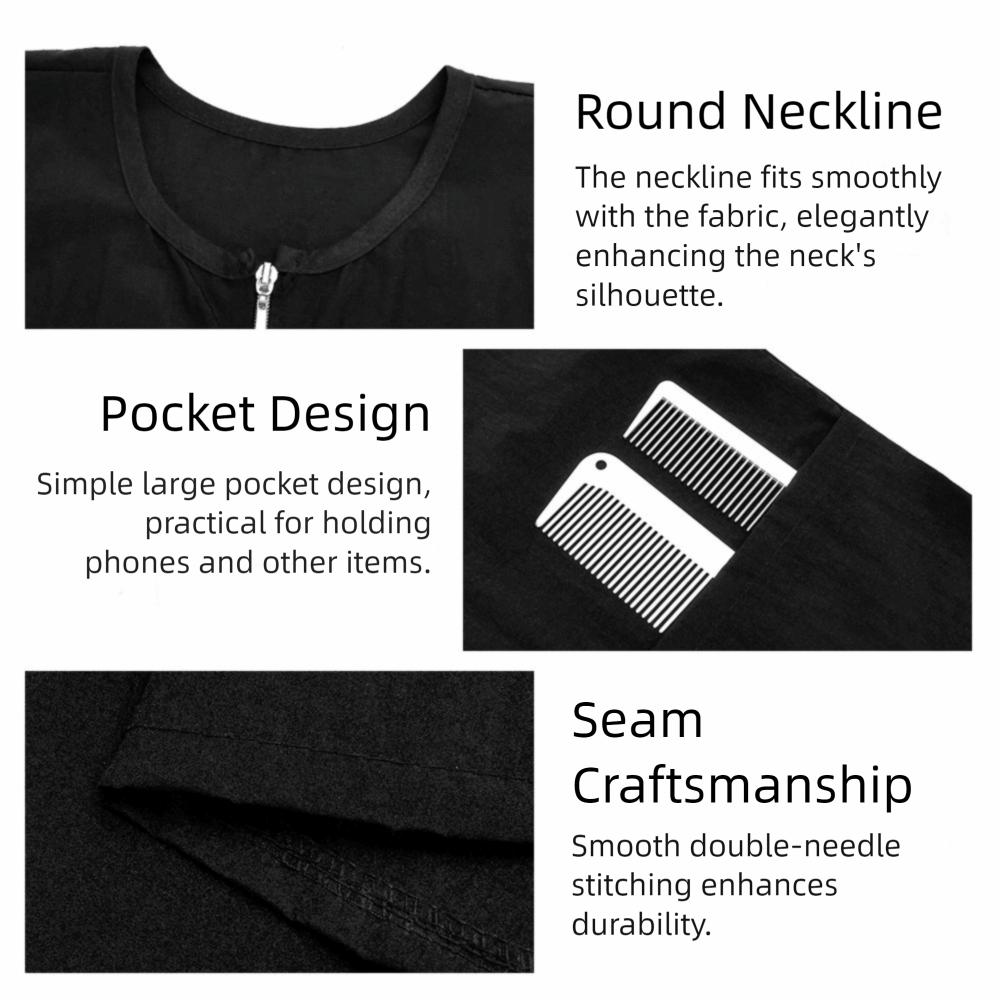 Barber Wrap Hair Cutting Gown with Sleeved Professional Salon Apron  Hair Care