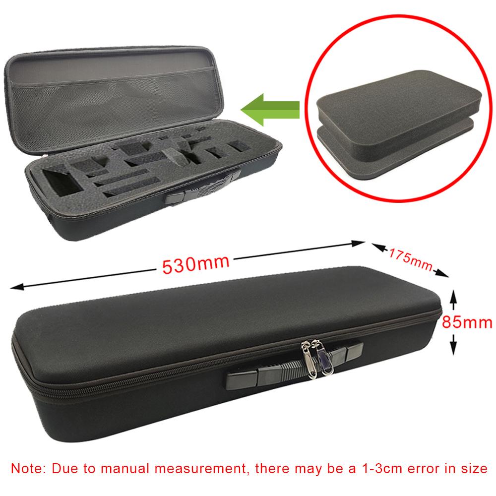 Eva Storage Bag Tool Case Waterproof Oxford Cloth Zipper Bag Shockproof Sponge Box Fishing Gear Organizer Carring Pouch Camera