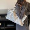 Oversized Vintage Fashion Shoulder Bags For Women Faux Suede Large Capacity Shopper Tote Bag  Autumn Luxury Designer Handbag