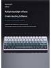 61-key Wired Mechanical Keyboard, Blackberry Gradient Design for Gaming & Office, High Aesthetic Value for Girls