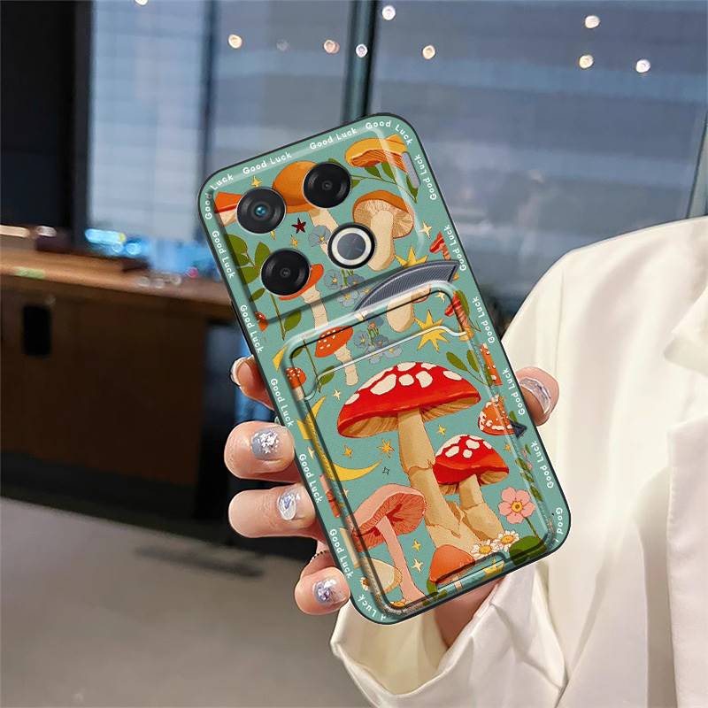 Graffiti Waterproof Phone Case For Infinix GT 20 Pro/X6871 Cartoon Cute Anti-dust Card Bag Fashion Design Anti-knock TPU