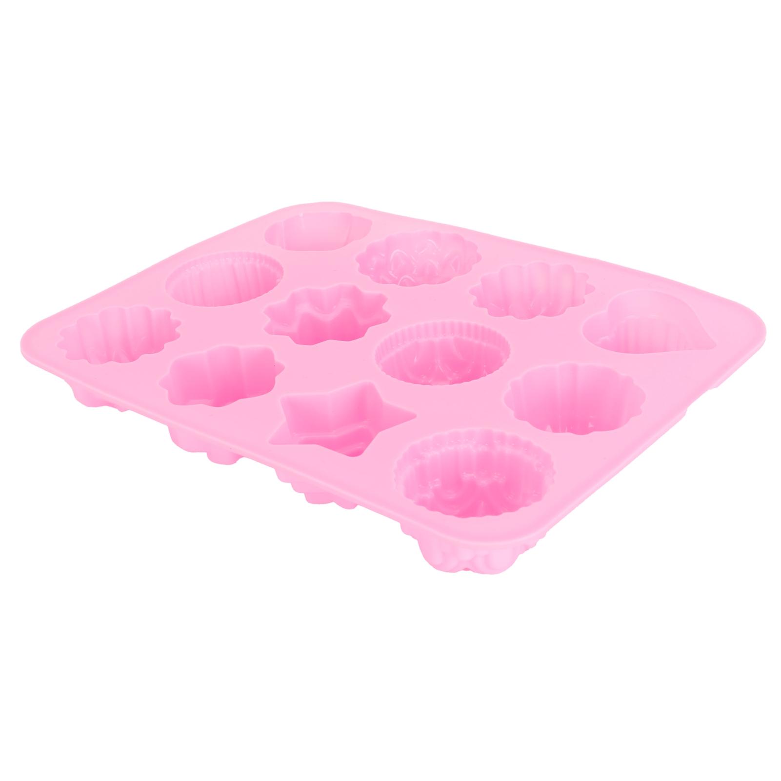 

12-ячеечная силиконовая форма DIY для шоколада, торта, пудинга, помадки, форма для выпечки, кухонный инвентарь