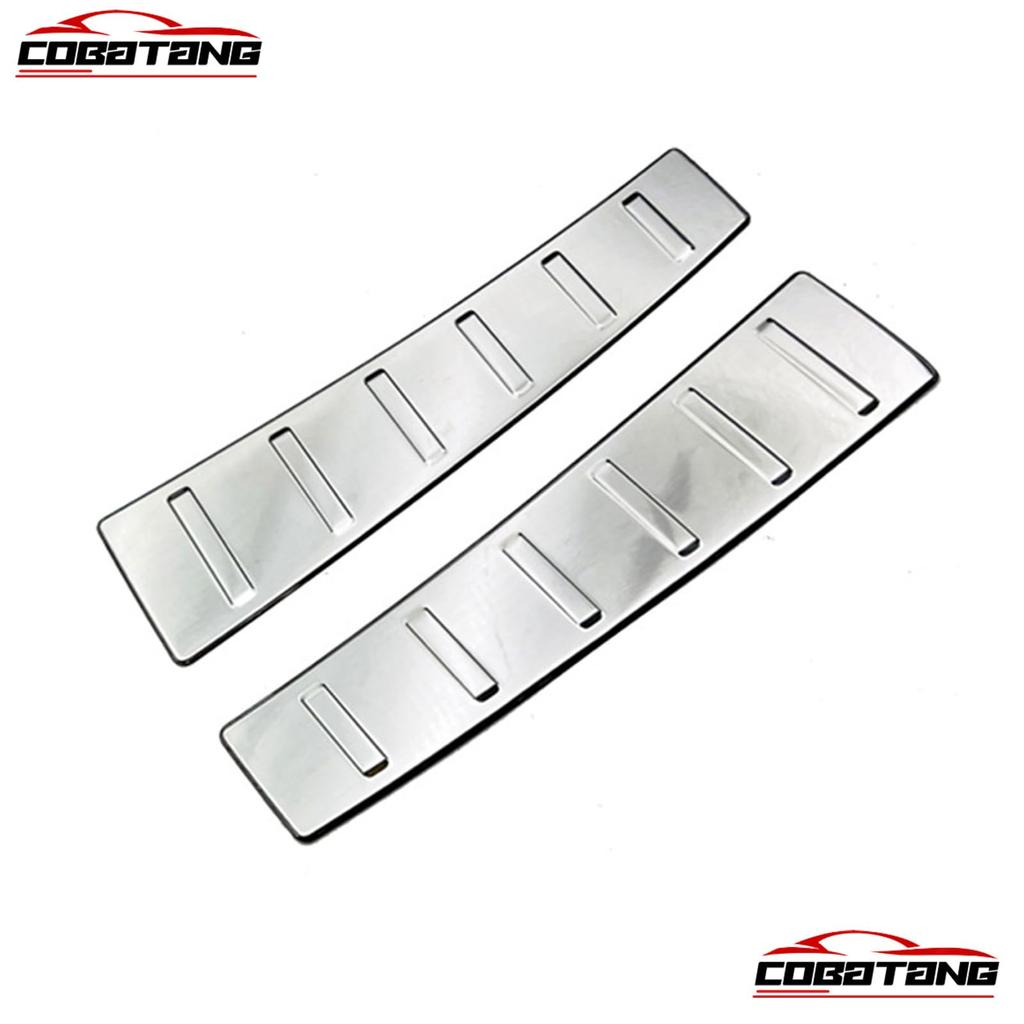 COBATANG Luggage Door Step Trunk Scuff Rear Bumper Protector for Mitsubishi New Outlander PHEV GN0W Stainless Steel Custom Parts and Accessories