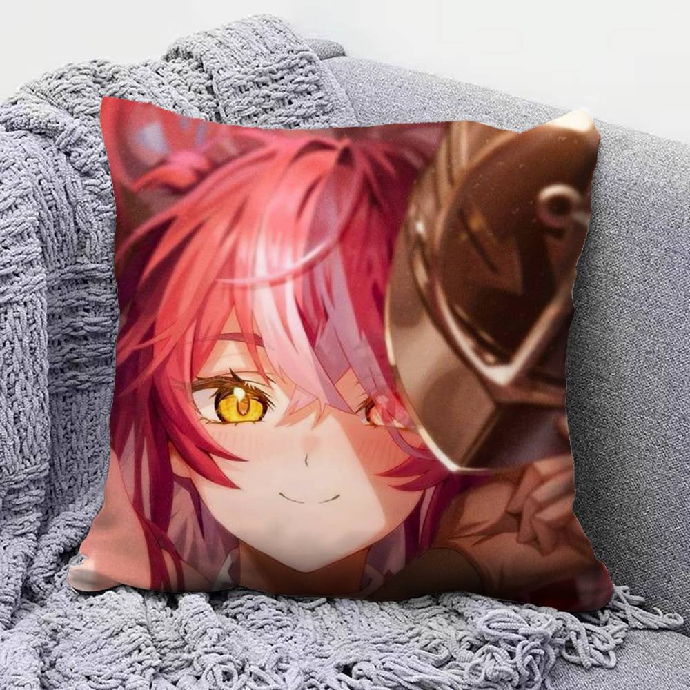 

Housyou marine Hololive VTuber Home Sofa Cushion Covers and Aecorative Custom Pillow Covers 30X30cm