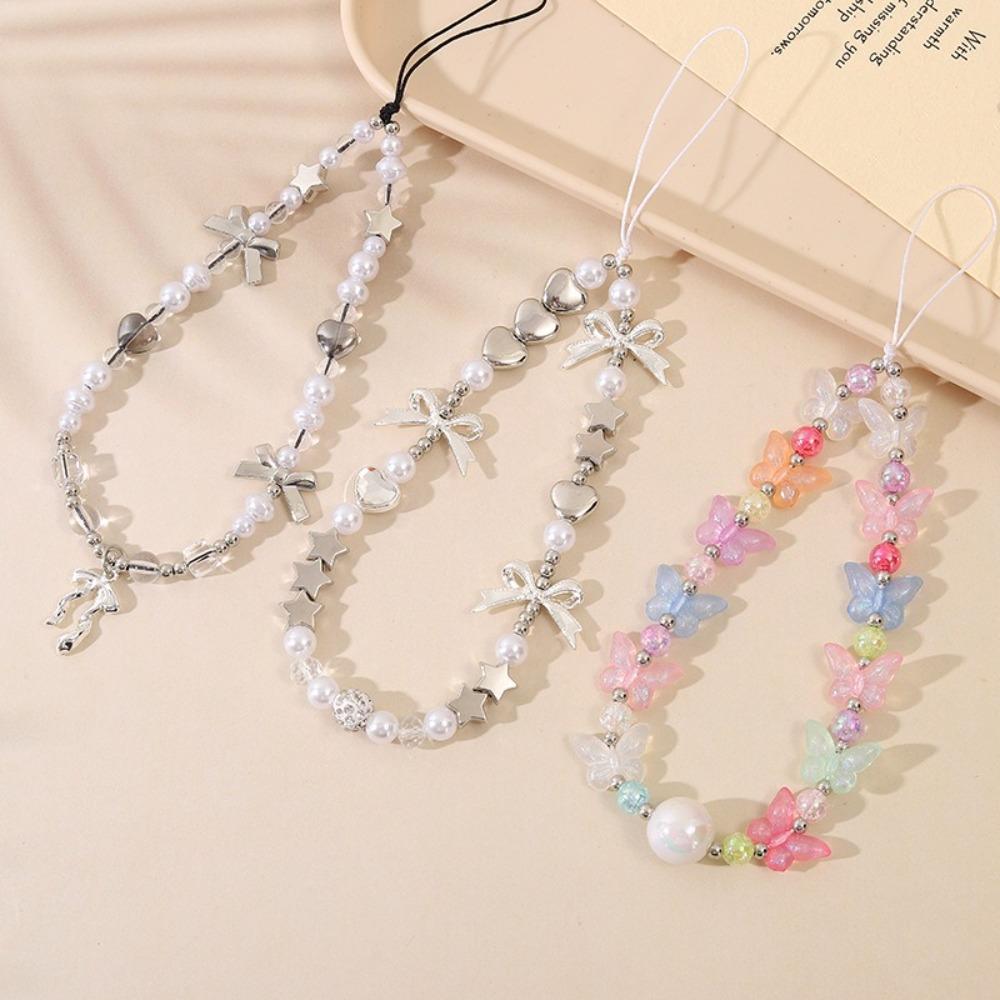 

Anti-Lost Crystal Pendant Teardrop Bead Camera Chain New Phone Chain B