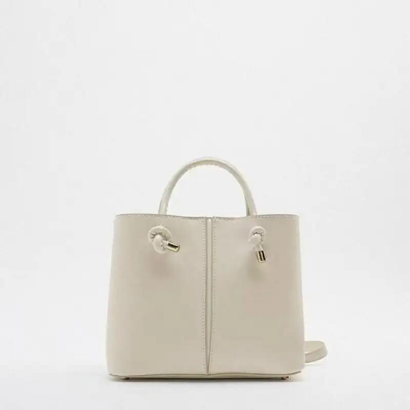 New Square Bags Fashion Women'S Small Niche Design Bucket Bag Shoulder Bags Retro Commuter Leisure Female Crossbody Bags Handbag