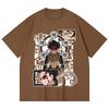 230 Gsm 100% Cotton Demon Slayer V106 Zohakuten Print Unisex Heavy Cotton T Shirt