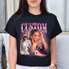 Regalo personalizzato per Fidanzato T-Shirt Unisex Le tue foto stile vintage bootleg