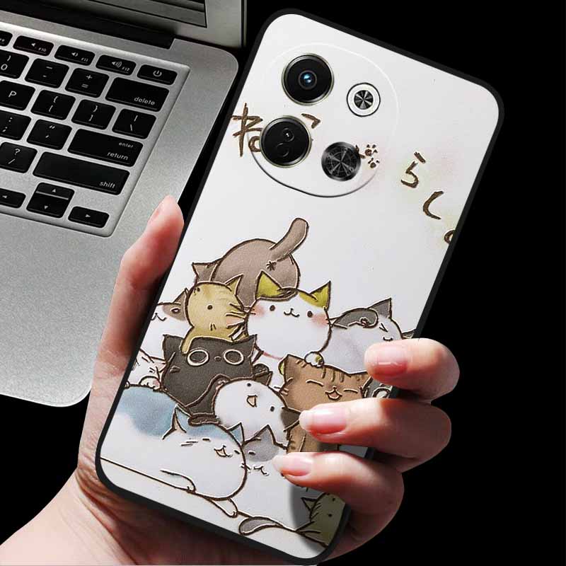 Prägung Hülle Für Tecno Spark 30 5G/ Spark 30 Pro 4G 3D Relief Prägung Retro Silikon Rückabdeckung Für Spark30 5G Weiche Hülle 30Pro 4G