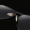 Oversized Vintage Sunglasses Men Women Fashion Polarized Pochromic Shades Eyewear Double Bridge Driving Sun Glasses