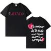 Singer Melendi Harajuku Album Tour Tshrit Mens Womens Fashion Oversized Crewneck Aesthetic Loose Short Sleeve T Shrits Teenagers