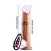 Realistic Dildo Vibrator Big Penis Telescopic Heating Silicone Female Dildos for G Spot Anal Stimulation Vibrators for Women