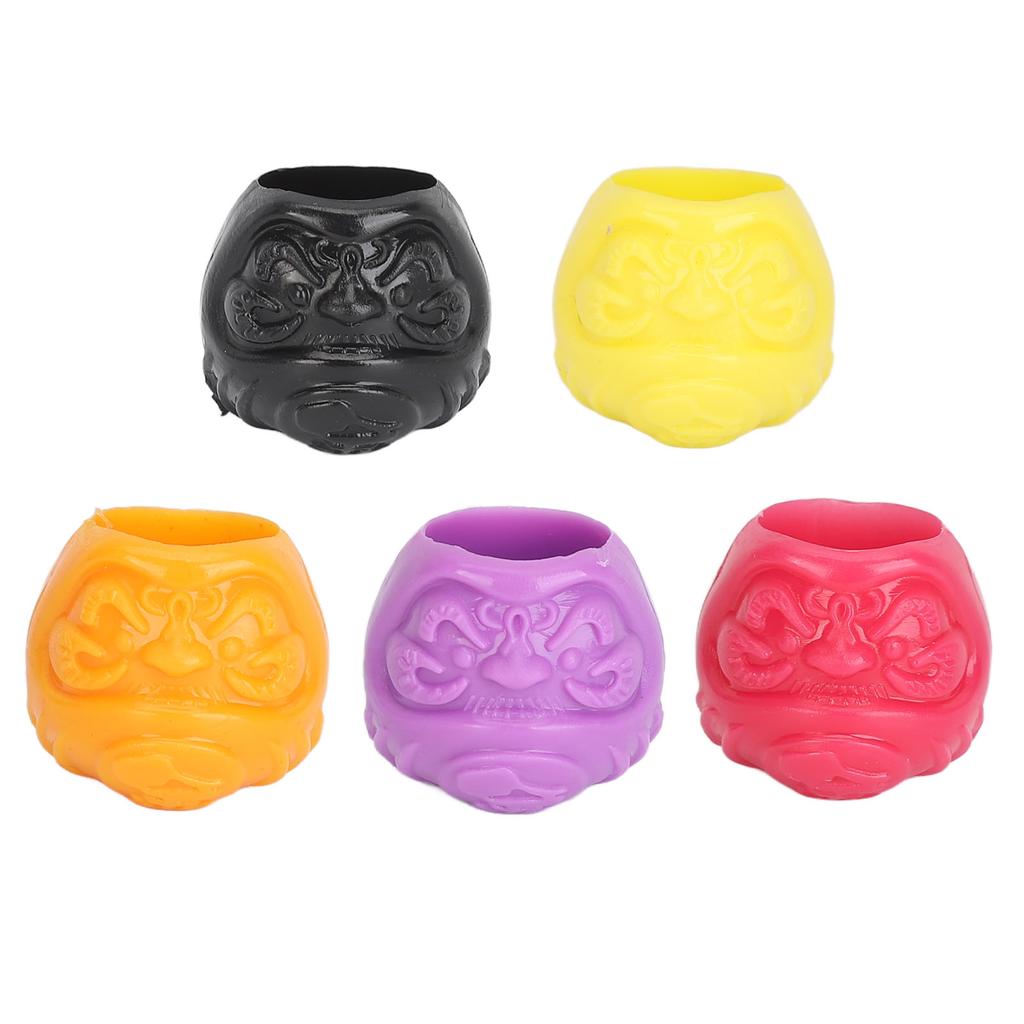 200pcs Tattoo Ink Cups with Base 17mm Daruma Ink Pigment Holder Container Microblading Makeup Pigmen