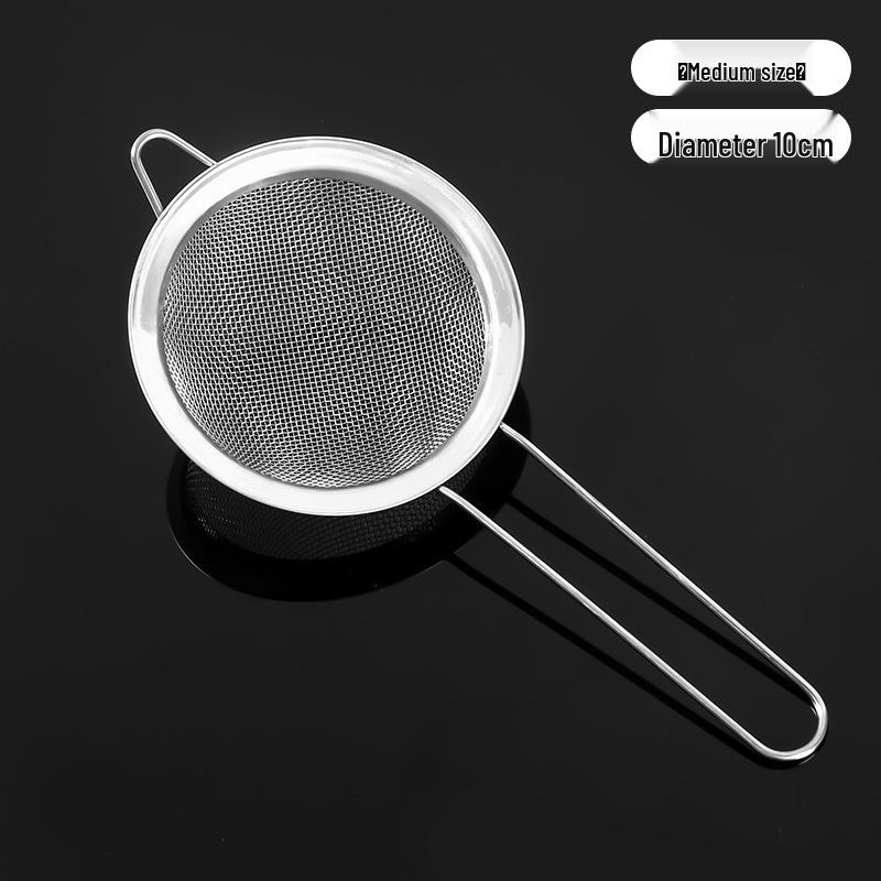 Stainless Steel Fine Mesh Skimmer Ladle for Oil, Soy Milk, Juice, and Hot Pot