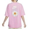 Nike Sportswear Drop Shoulder Sleeve T Shirt Women's Rise Pink HJ9427-662