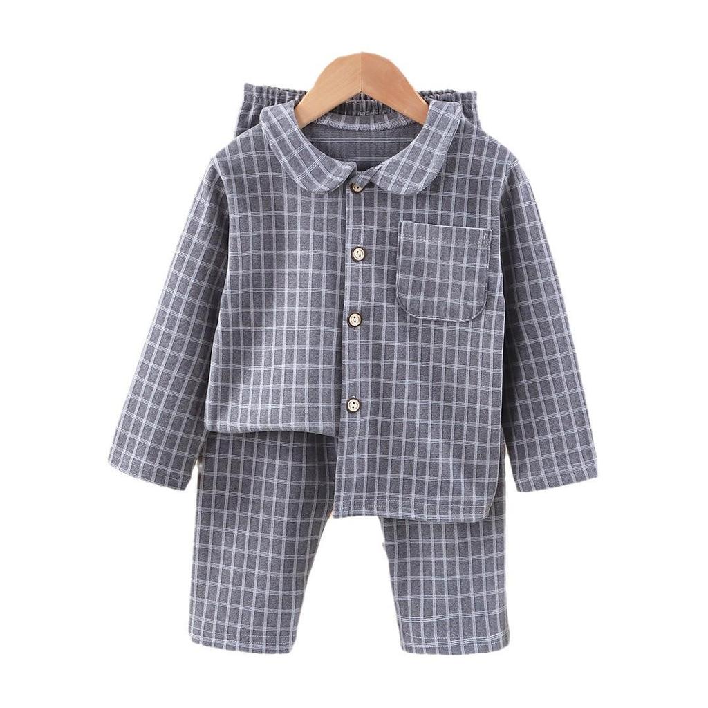Children's Plaid Fleece Pajama Set - Boys' Loungewear