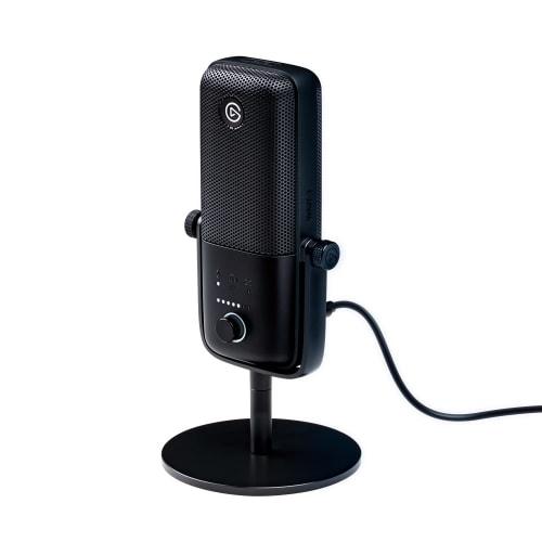 

Elgato Wave:3 - Premium USB Condenser Microphone, Black, for Streaming, Podcasting, Gaming, and Home Office Use, Free Mixer Software, Sound Effects Pl