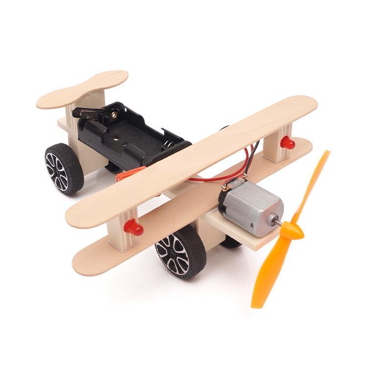 Wooden Diy Gliding Airplane Model For Kids Science Experiment Stem Education