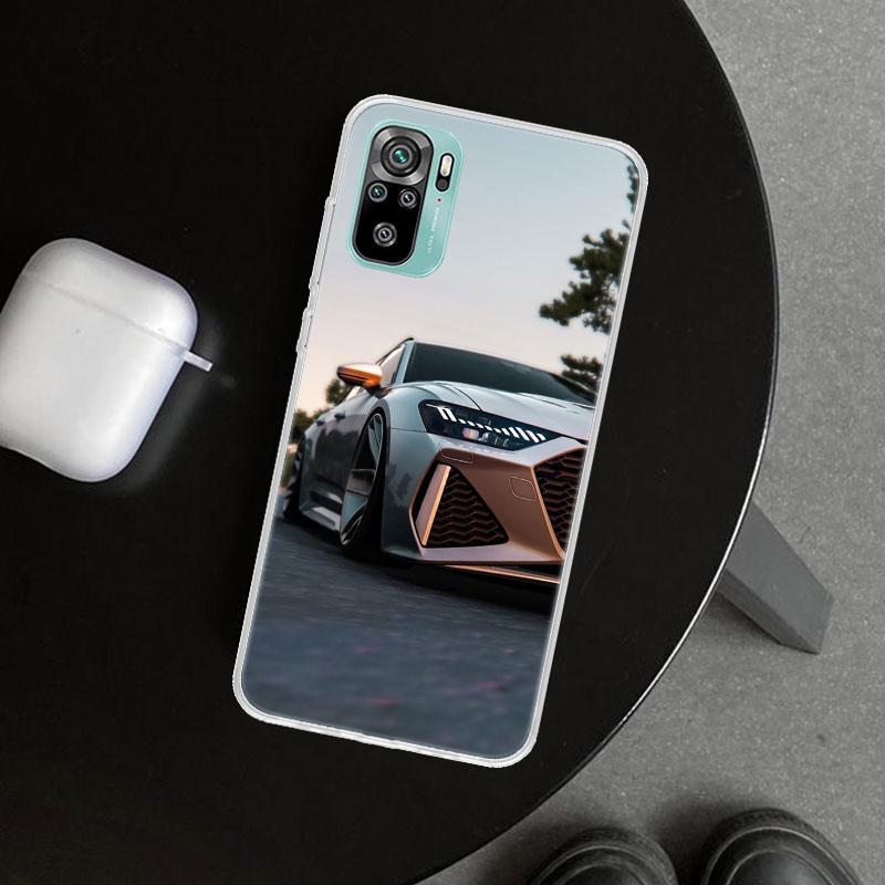 Super Car For A-Audis R-S Sport Phone Case Cover for Xiaomi Redmi Note 15 14 13 12 11 Pro Plus 14S 12S 11S 11T 11E 10S 10 Custom