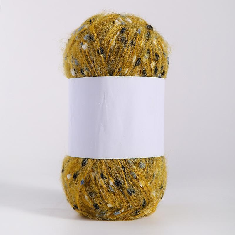 Kolorowa moherowa polarowa ręcznie tkana nić DIY do szalików, czapek, toreb, ubrań i lalek