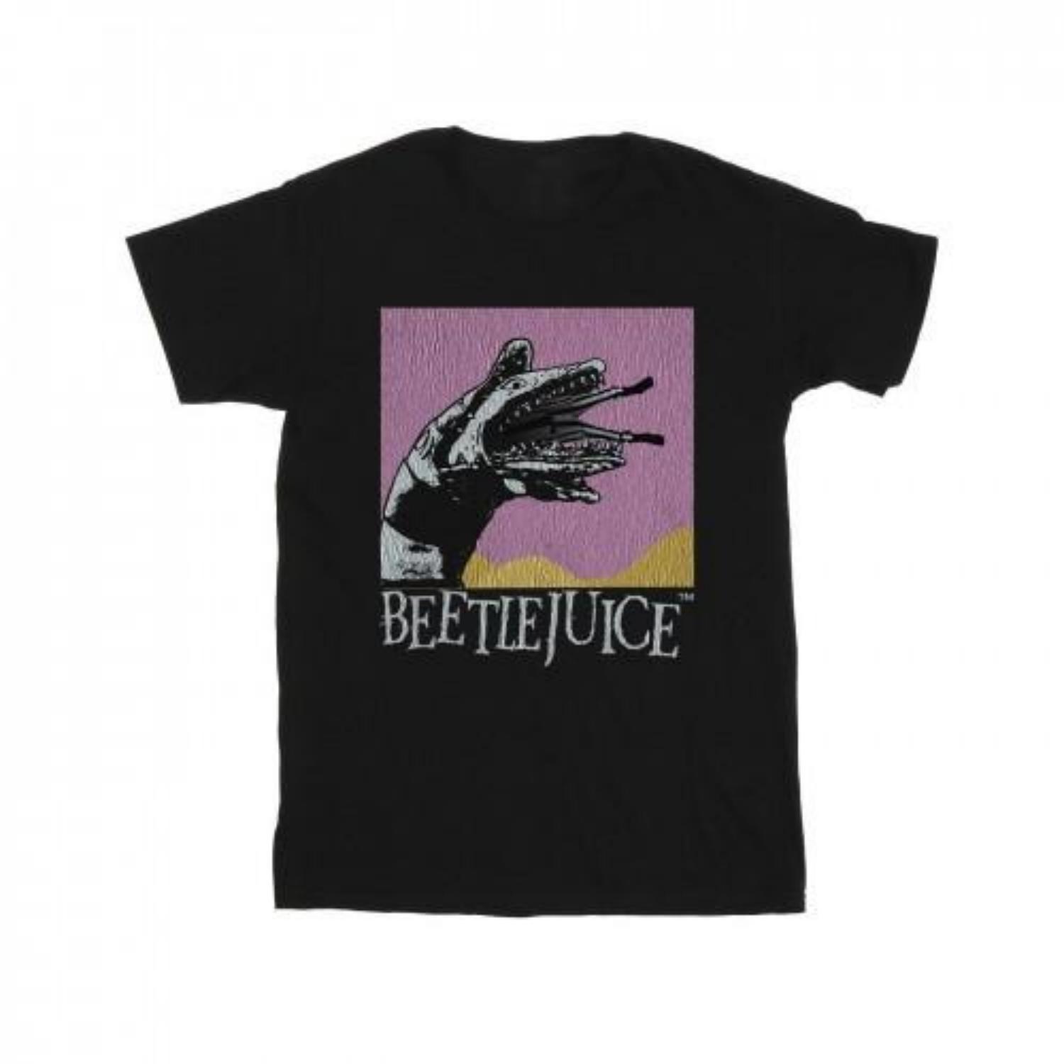 Beetlejuice Mens Sandworm Snake Cotton T-Shirt S чёрный