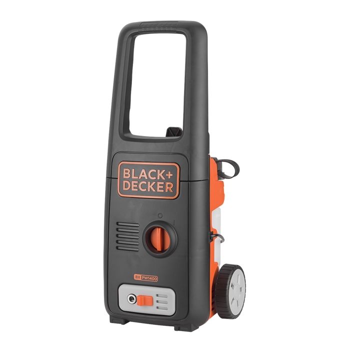 Black & Decker Black+Decker BXPW1400PE Nettoyeur Haute Pression Avec Patio Cleaner Et Brosse Fixe (1400 W, 110 Bar, 390 L/h) - 14118