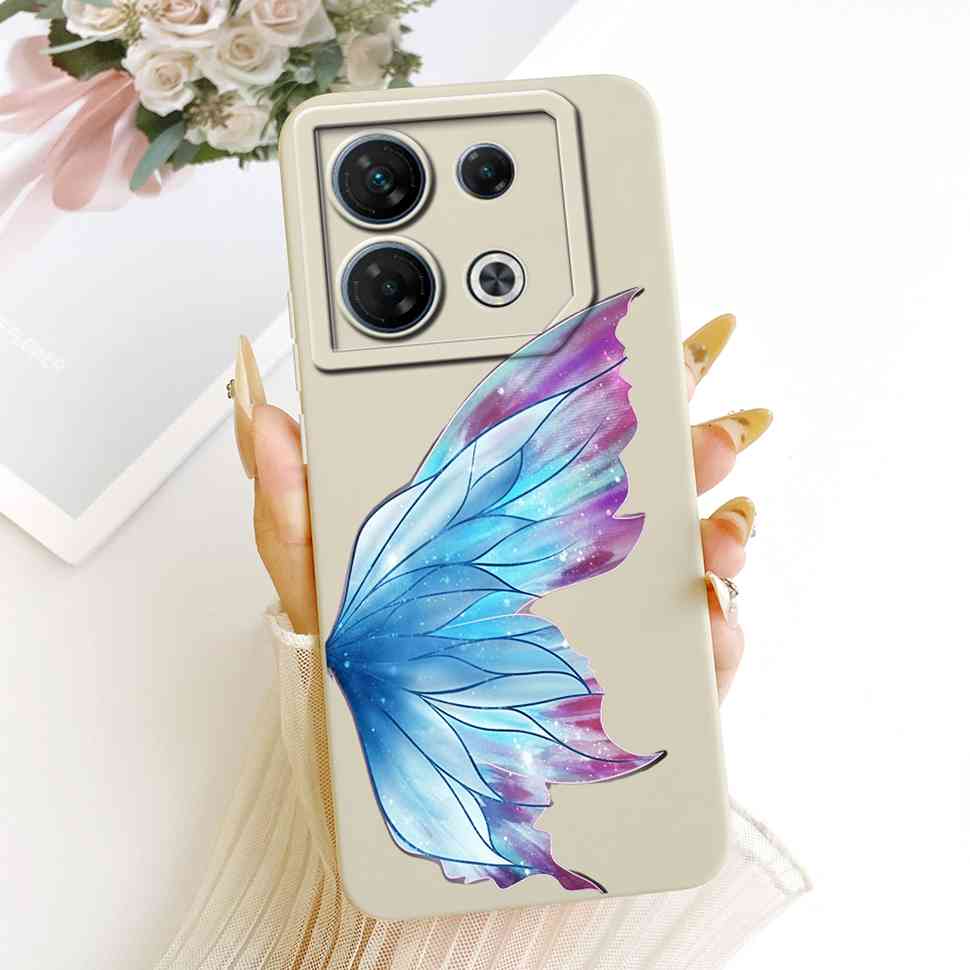 Pour Infinix GT 10 Pro 5G X6739 Étui Mode Fleurs Colorées Complète Housse Souple en Silicone Pour Infinix GT 10Pro 10 pro 5G Étuis de Téléphone