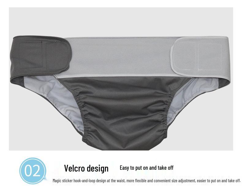 Wasserdichte und Urinsichere Windelhosen für Erwachsene - Wiederverwendbare Stoffhülle & Einlage