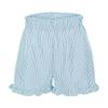 Women's Fashion Summer  Striped Pants Fashionable Elastic Waist  Casual Shorts