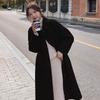 Women's Mid-Length Wool Coat with Doll Collar - 2025 Autumn/Winter Korean Style