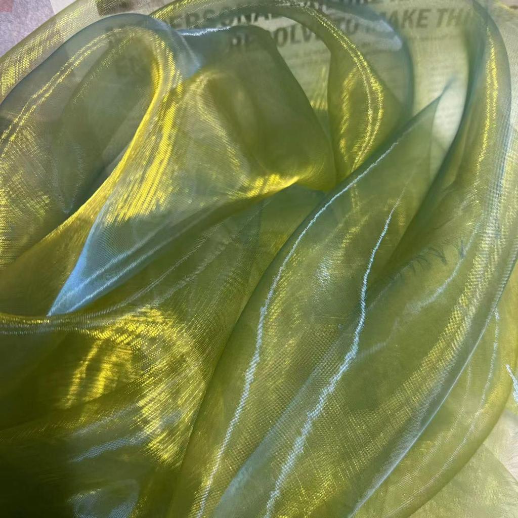 Gradient Organza Mesh Veil Skirt Fabric for Creative Decorations