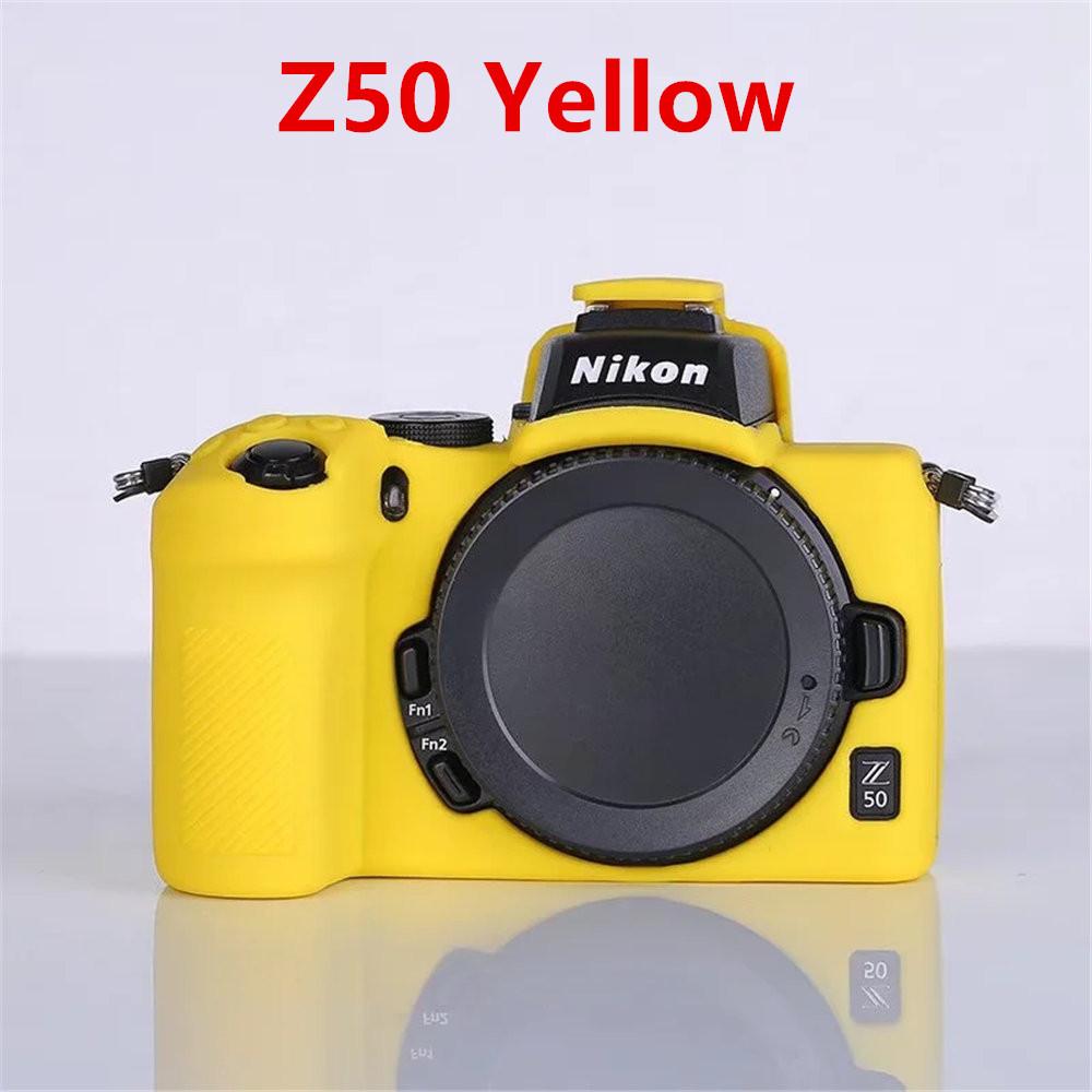 Soft Silicone Rubber Armor Camera Bag Case For Nikon Z50 Z6 Z7 Z6II Z7II D5500 D5600 D7000 D7100 D7200 D600 D610 D750 DSLR Cover
