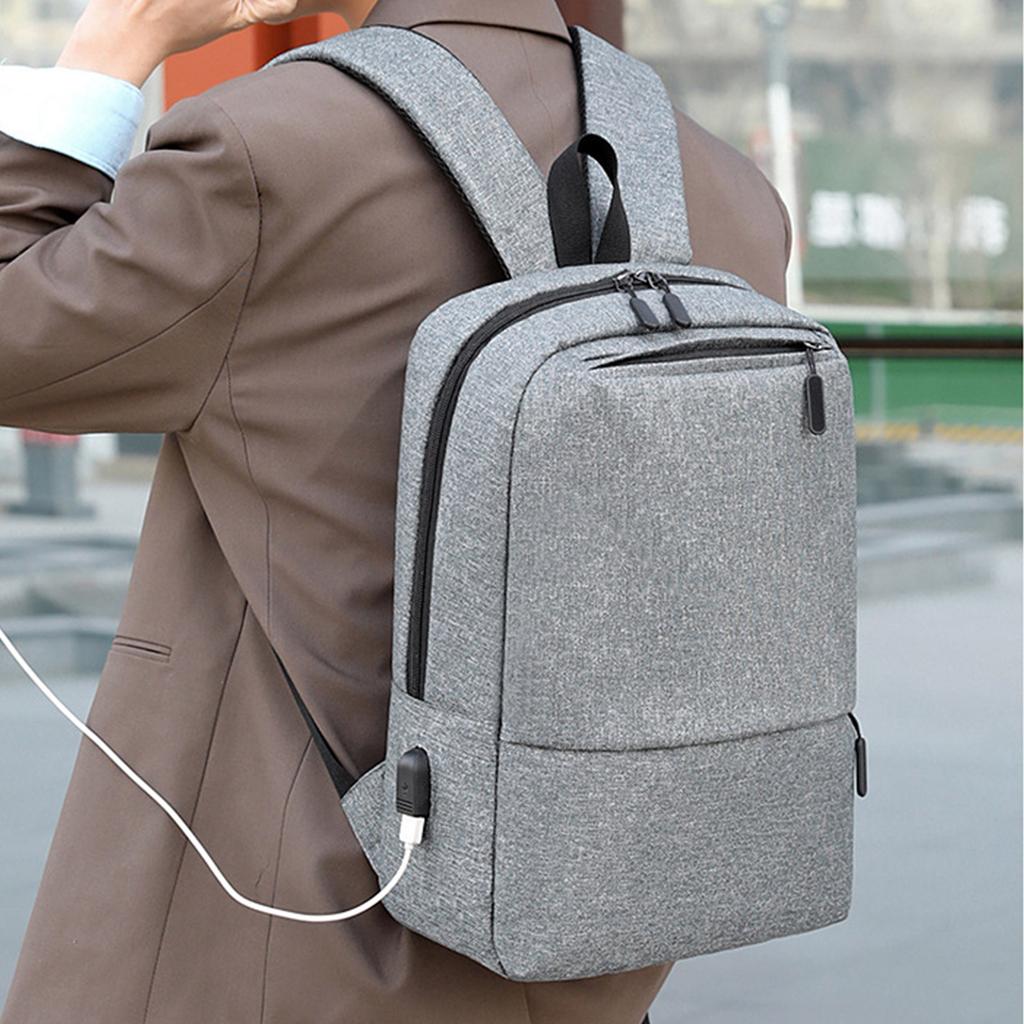 School Bag Laptop Backpack for Teen College Large Capacity Bookbag with USB Charging Port Fashion Student Daypack