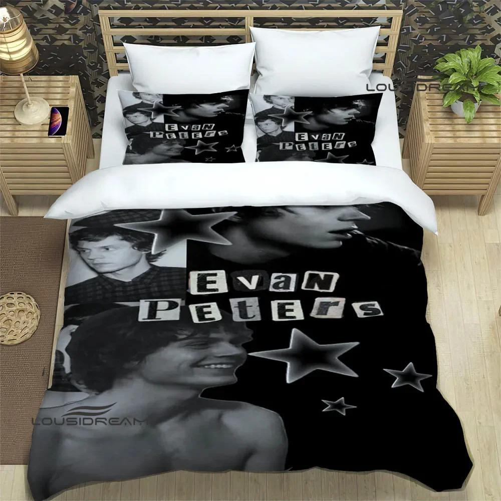 3D Evan Peters Pattern Bedding Sets Exquisite Bed Supplies Set Duvet Cover Bed Comforter Set Bedding Set Luxury Birthday Gift
