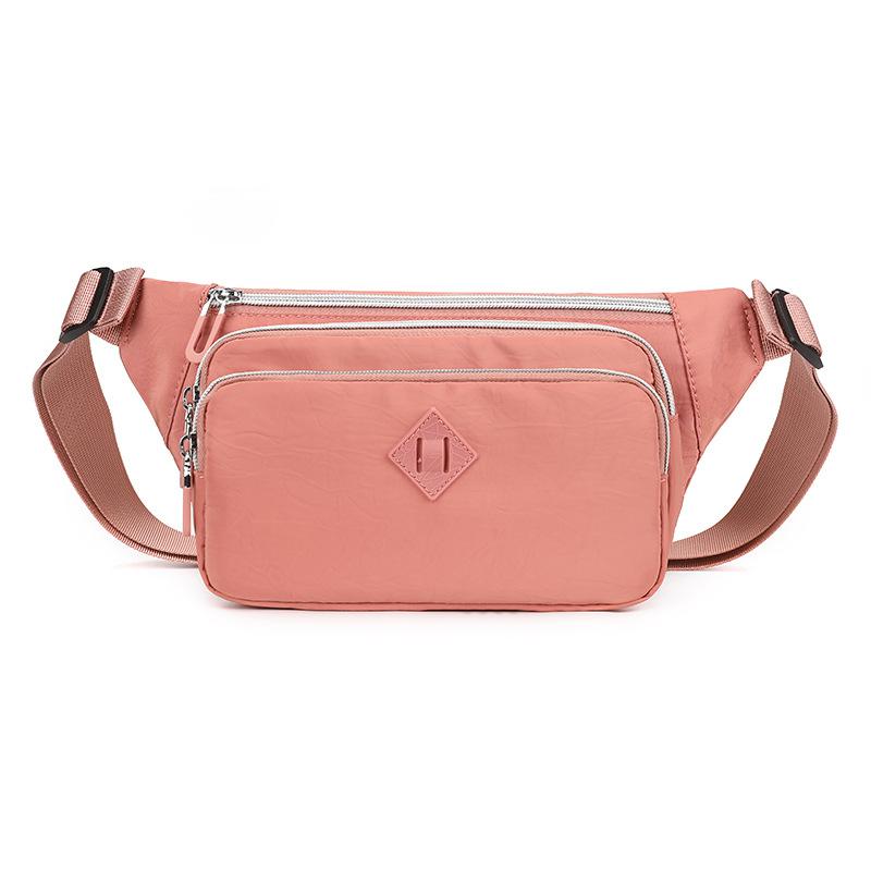 Women's New Fanny Pack Outdoor Leisure Sports Breast Bag Fashionable and Simple Portable Mobile Phone Bag