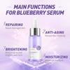Blueberry Serum Face Care Hluboce hydratační esence redukuje vrásky na obličeji Péče o pleť Zlepšuje pleť obličeje
