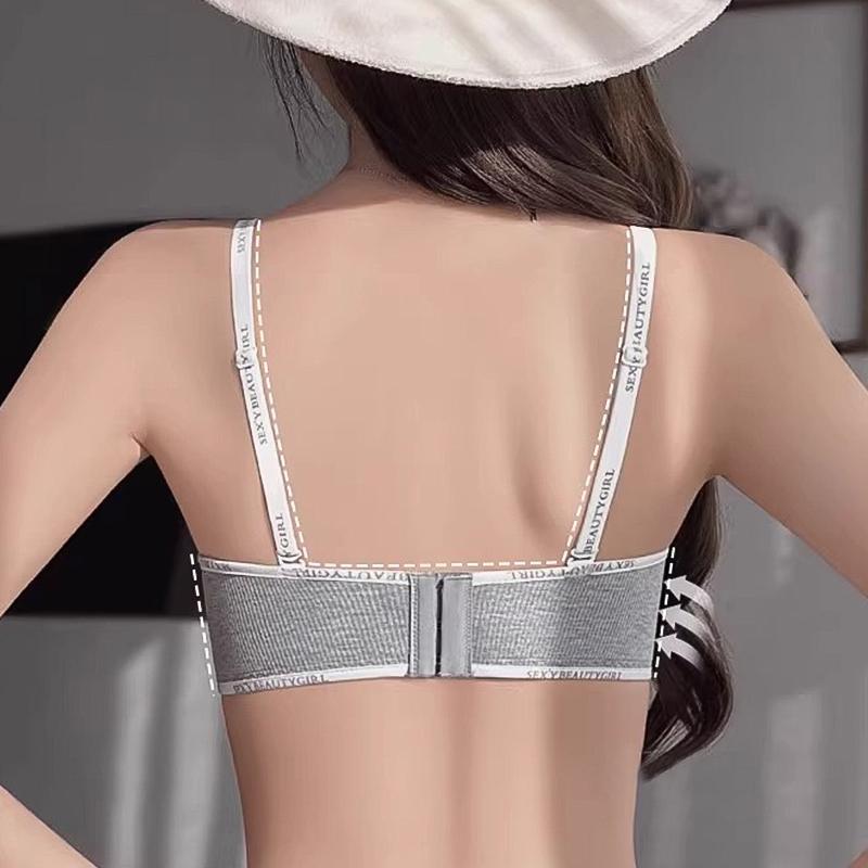 Push-Up Bra Sexy Bra for Women Wireless Brassiere Seamless Comfortable Underwear Young Girls Thick Cup Lingerie AB Cup