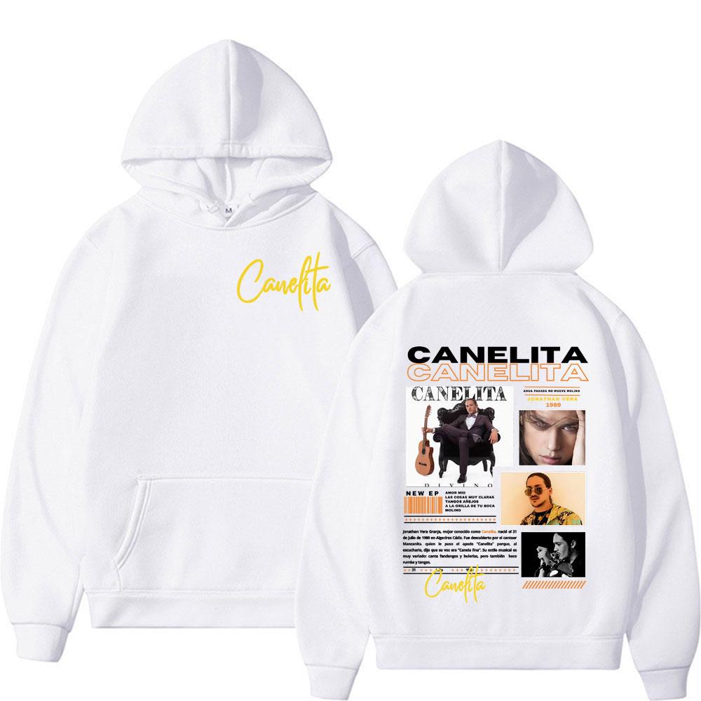 Canelita Jonathan Vera Graphics Cover Sweatshirts Men Women Hot Sale Fashion Hip Hop Vintage Hoodies Oversized Hoodie Streetwear