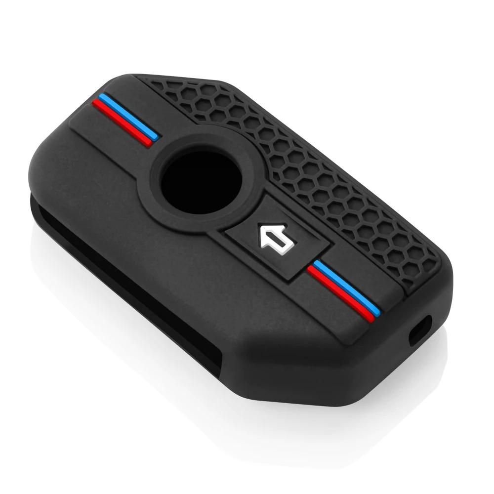 

For BMW K 1600 B GT GTL R 1250 GS Adventure S1000 R XR 2021 2022 Silicone Remote Key Fob Shell Case Cover Holder чорний