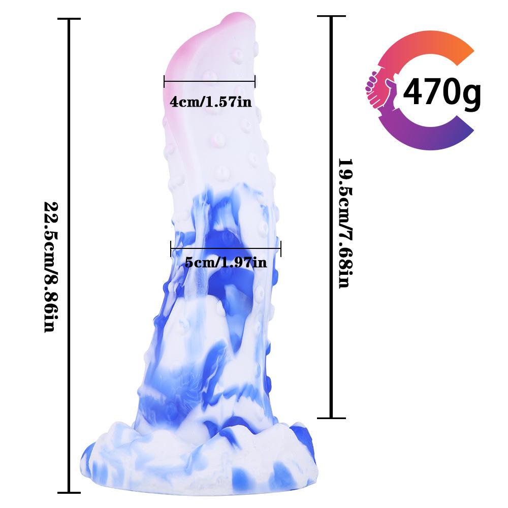 Woman Liquid Silicone Eggless Penis Butt Plug SM Couples Sex Adult Products