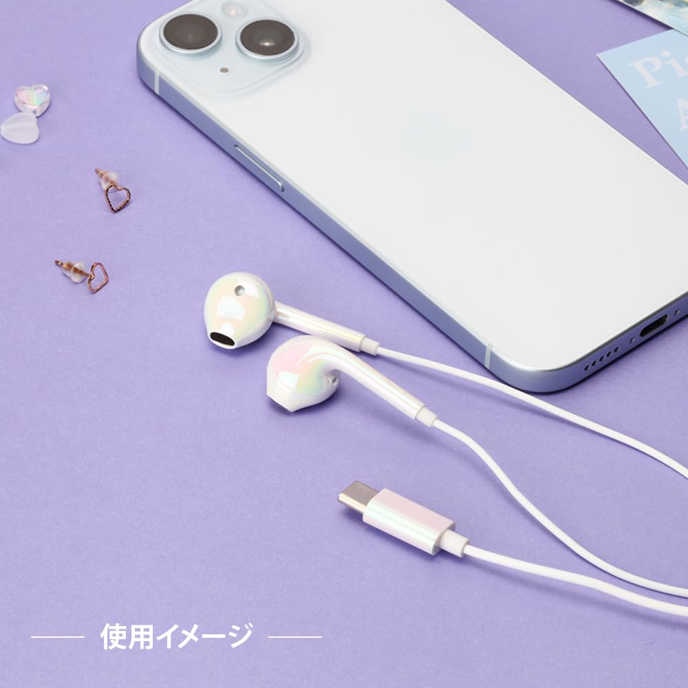 Premium Style USB Stereo Earphones Type-C PG-ARSEIE2WH1
