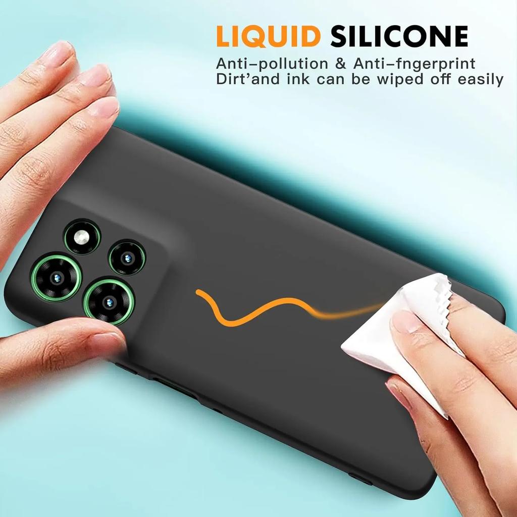 Flexible Liquid Silicone TPU Phone Case For Motorola Moto G67 G77 G17 G57 Power G06 G56 G86 5G Protective Cover Coque Fundas
